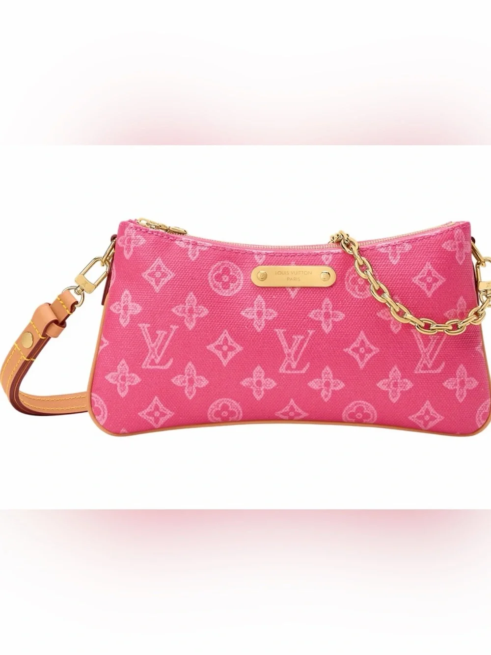 SOLD- Louis Vuitton Monogram Origine Liv Pochette Rose Ruban Pink- M27719- NWT
